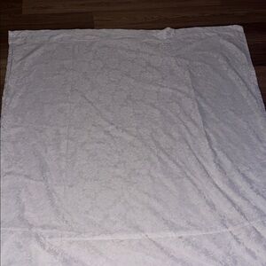 White lace Floral curtain